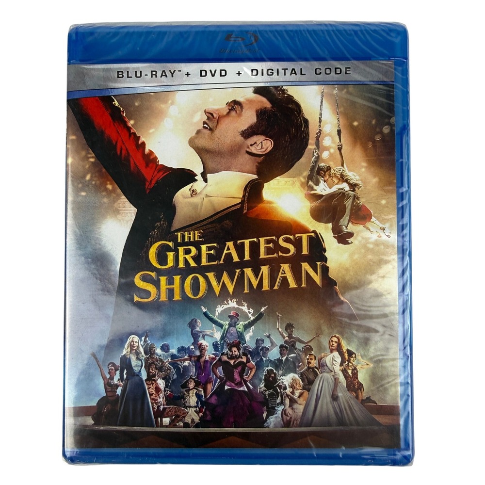 The Greatest Showman‎ Blu Ray DVD Digital Code Sealed Hugh Jackman Musical Movie